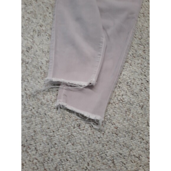 27 Paige Verdugo Crop Raw Hem Vintage Lavender Blooms Cottage Core - Picture 3 of 10